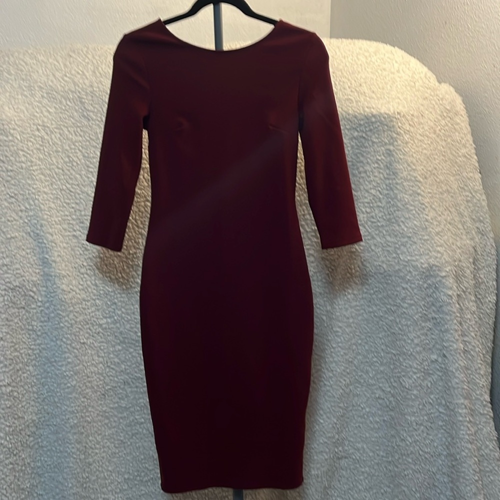 EXPRESS zipper back sexy dress